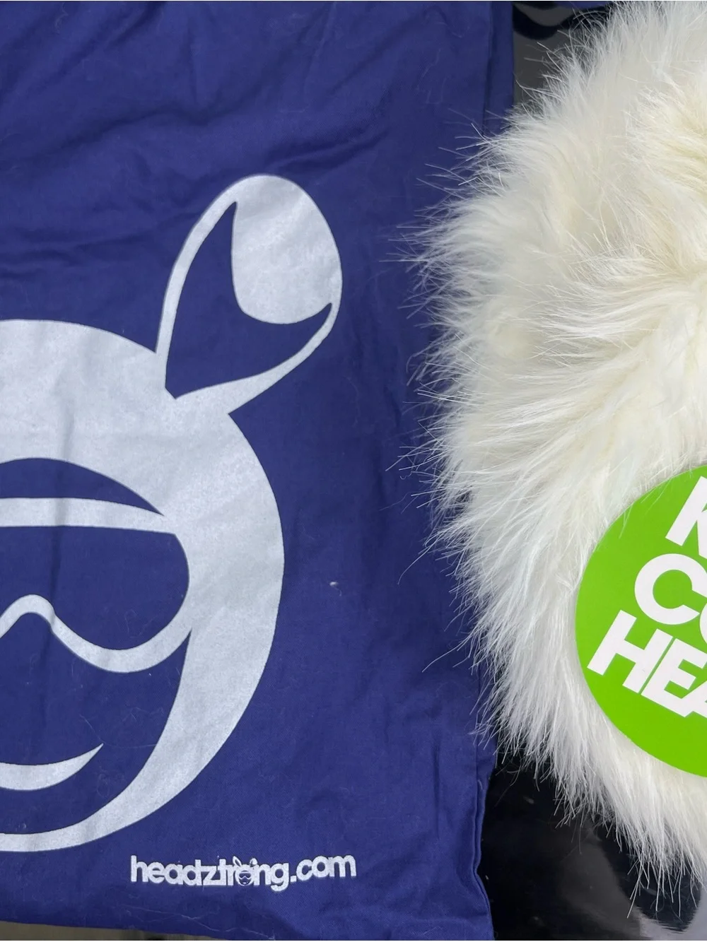 Headztrong Kids Faux Fur Polar Bear Ski Helmet Cover